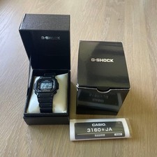 CASIO G-SHOCK G-5600E Black Tough Solar Digital Watch Resin Band Japan Used
