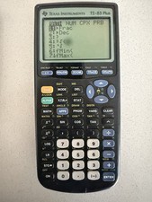 Texas Instruments Ti-83 Plus Graphing Calculator w/Cover - TESTED/Working