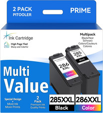 PG-285XXL CL-286XXL Compatible for Canon 285 286 Ink Cartridges, Compatible for