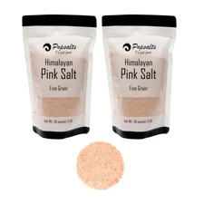 Himalayan Pink Salt -Fine Grain 2.0 Pounds Kosher and Natural Certified (2 pack)