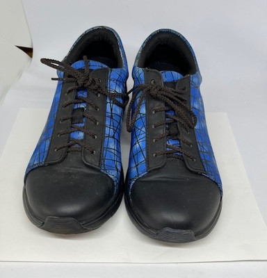 Alegria Womens Traq Quest Sneakers Size 37 Intercept Blue Exec Condition