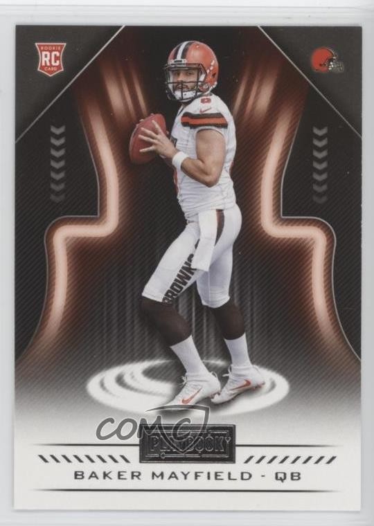 2018 Panini Playbook Rookies Baker Mayfield #128 1k0j