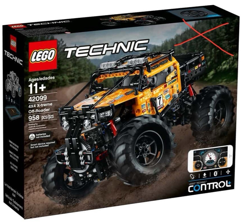 Lego 4x4 X-treme Off-Roader 42099 Technic 100% Complete Set Working Rc no Box
