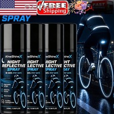 Night Reflective Spray - 100ml Spray Paint Cycling Camping Hiking Walking