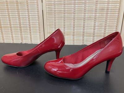 Comfort Plus by Predictions Women's Red Patent Pump 7M NWOB