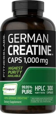 German Creatine Capsules 1000mg | 300 Count | Non-GMO | by Piping Rock