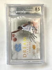 2012-13 Exquisite Michael Jordan Gold Spectrum Auto 1/1 BGS 8.5 Auto 10