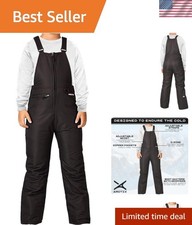 Kids Insulated Snow Bib Overalls