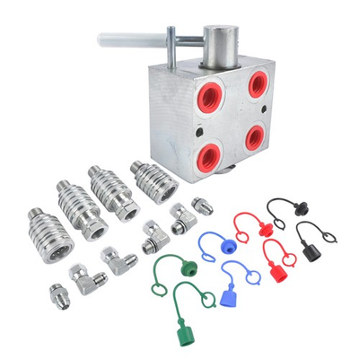 #ad Manual Hydraulic Expansion Valve 3 Port 0.75 Inch 20 GPM 3000 PSI With Fittings $286.00