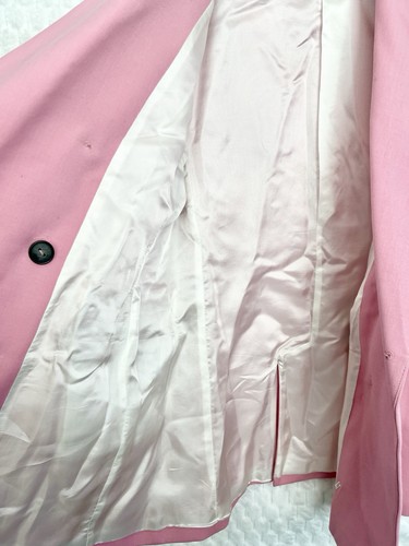 Zara Oversized Pink Double Breasted Blazer Jacket - Size Large - Picture 9 of 11