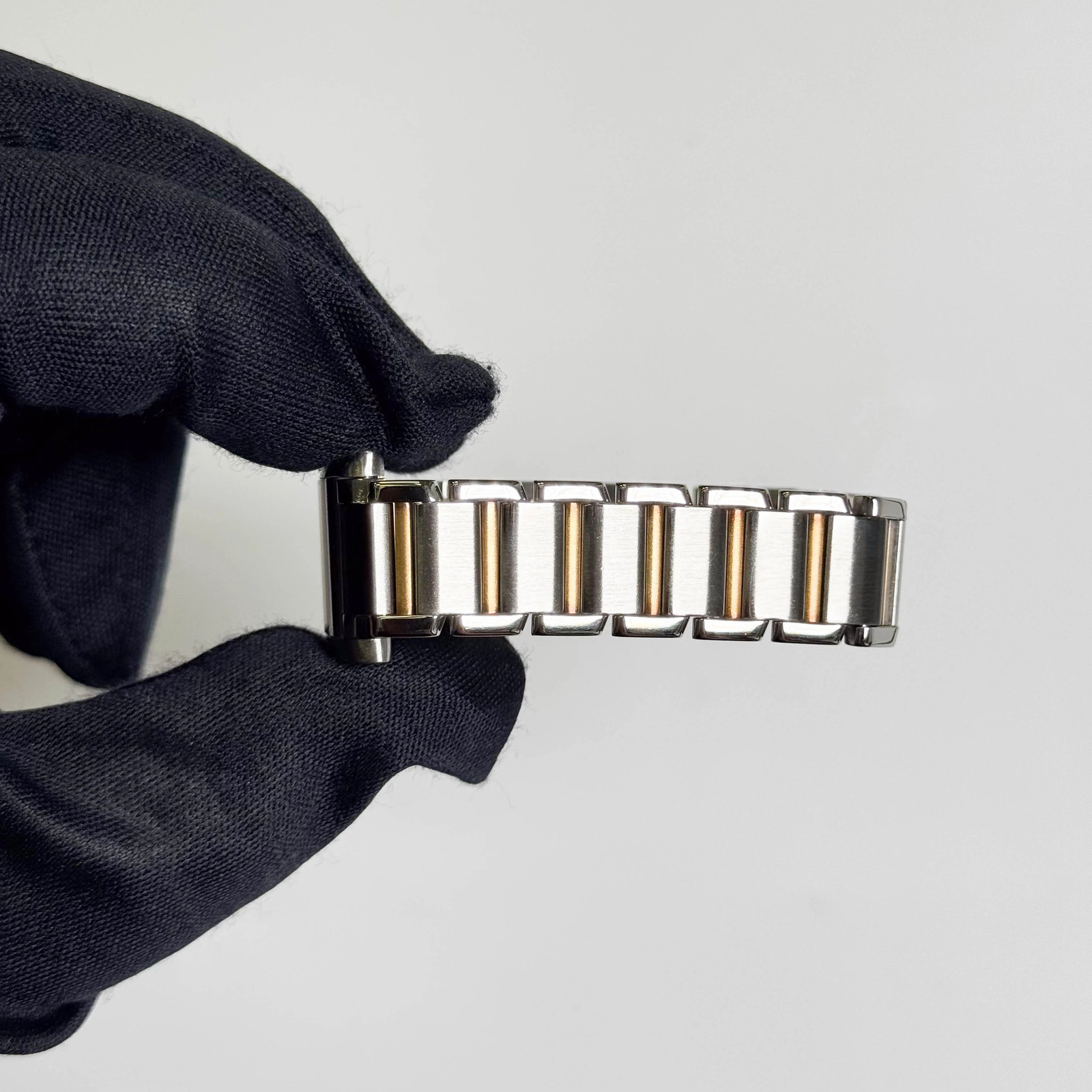 Cartier Tank Two-Tone Yellow Gold & Steel 25x20mm White Dial Watch Ref# W51007Q4 image 5