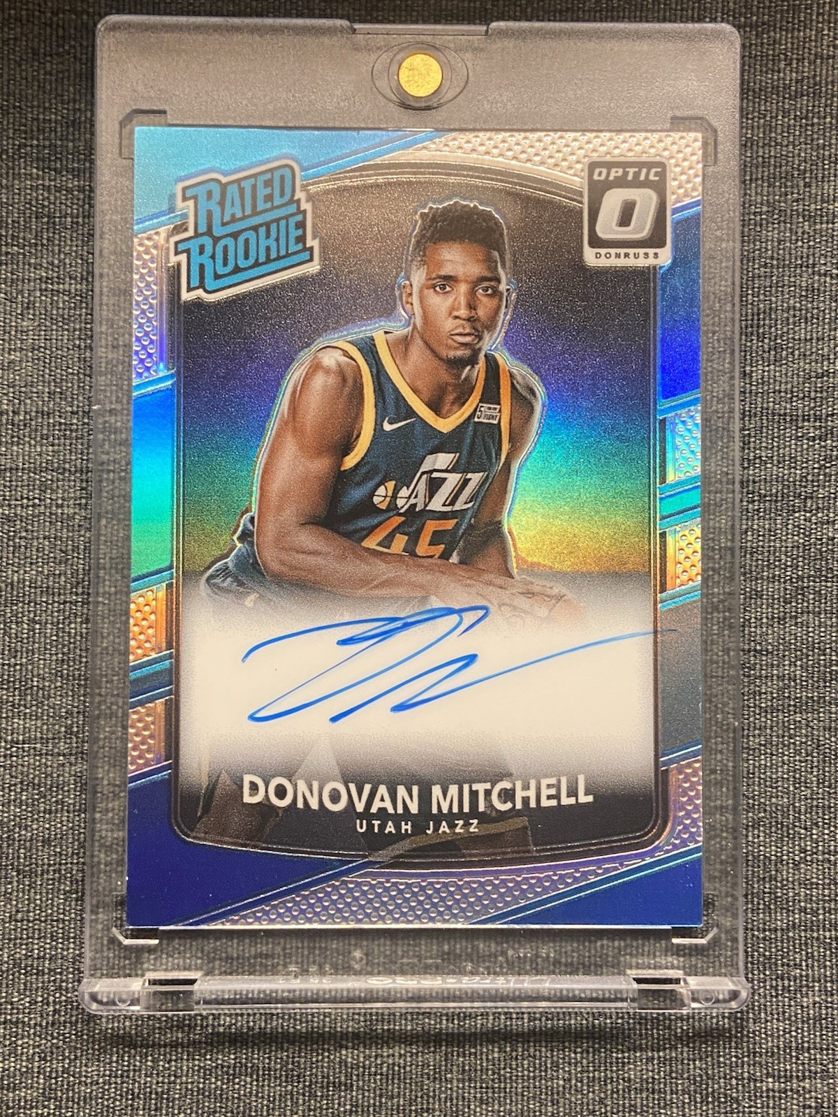 Donovan Mitchell 2017-18 Donruss Optic #188 Holo Silver Rookie RC Auto SSP 🔥