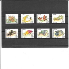 Znaczki-Somalijskie-Ryby -Zestaw-1994