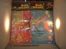 Lot 3 New Mail Wraps Mail Box Wrap Magnetic Covers Standard - Fish & 2 Sun