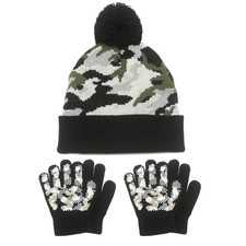Evridwear 3 Piece Kids Children Boys Girls Magic 4-6Years, Camo Kit Black