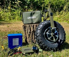 UKBC Premium Electric Power Barrow Wheel Conversion Kit For Fox Transporter