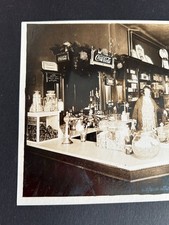 Early Cabinet Card Original Photo Soda Fountain Coca-Cola Signs