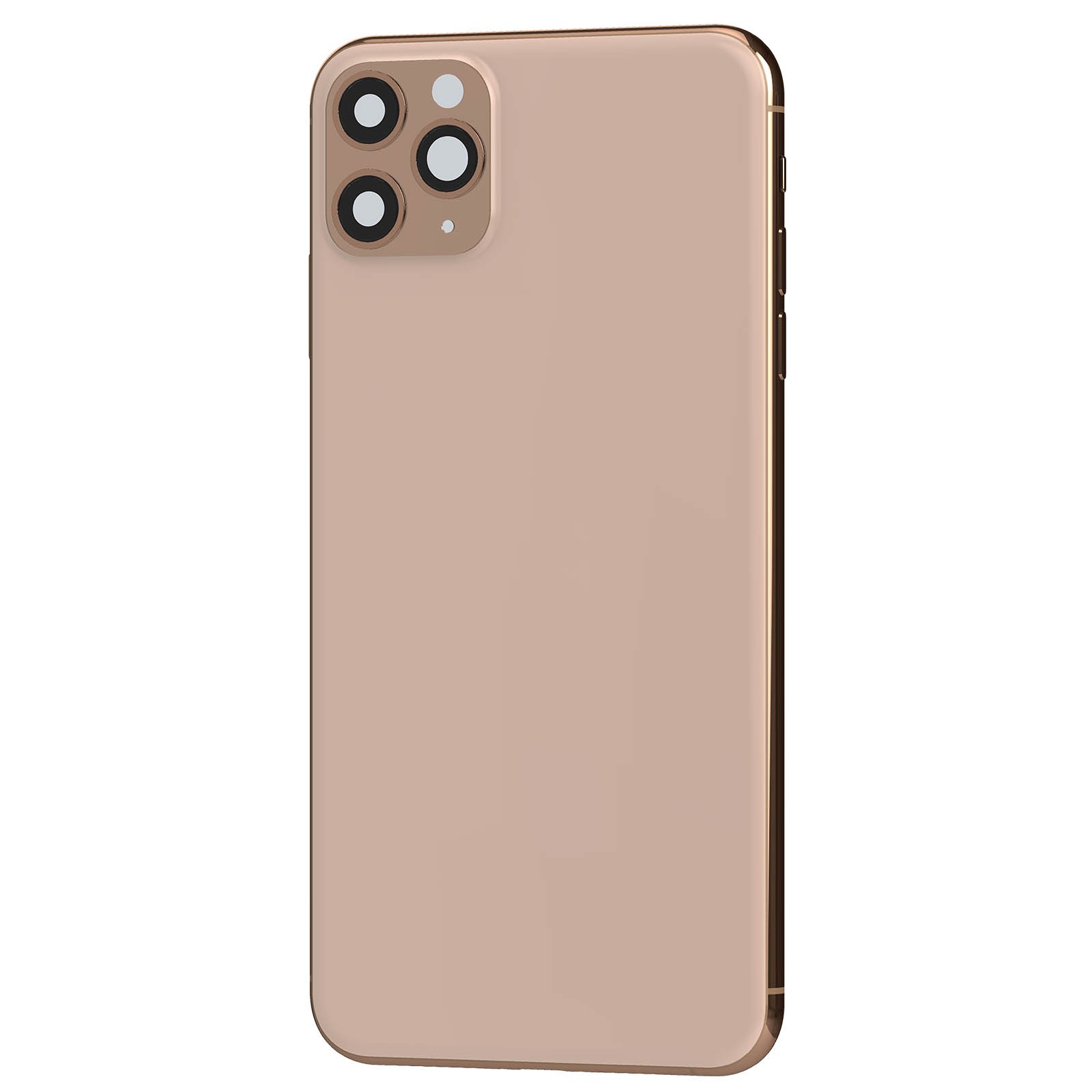 Châssis pour iPhone 11 Pro Max en verre de remplacement rose champagne