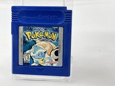 Nintendo Gameboy Pokemon Blue  AUTHENTIC  NEW BATTERY