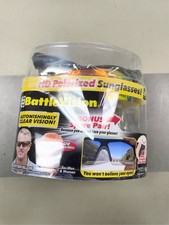 BattleVision Sunglasses As Seen on TV HD Polarized 2 Pairs, Eliminates Glare, Op