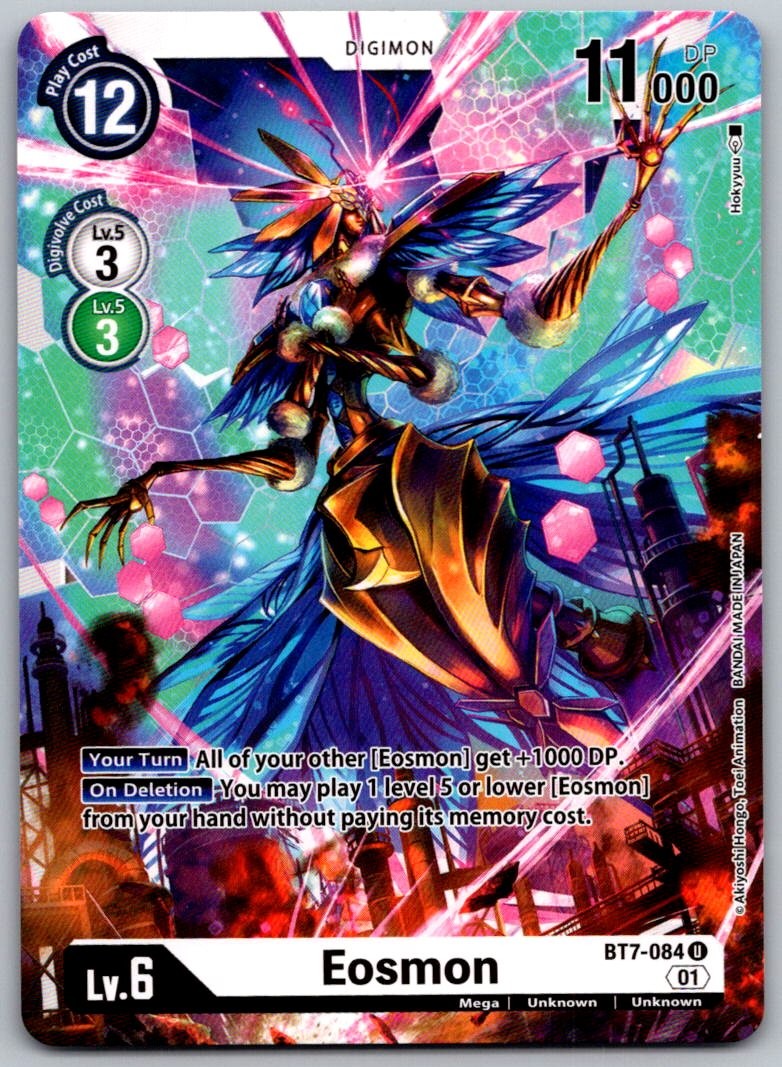 Eosmon BT7-084 U Uncommon Next Adventure Digimon Near Mint