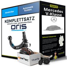 Für MERCEDES V-Klasse Typ W447 Anhängerkupplung abnehmbar +eSatz 13pol 03.2024-