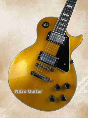 High Quality 6 Strings Electric Guitar, Gold Guitar, Chrome Hardware