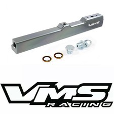 Vms Racing Gunmetal Gray Fuel Rail For Honda Civic Crx Delsol D Series Only