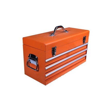 Edward Tools Portable Metal Tool Box with Drawers 20 - Keyed Center Lock f