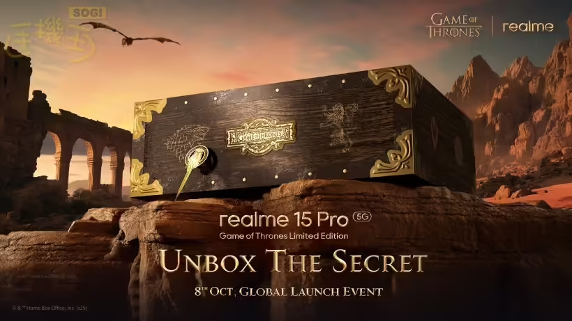[ CHINESE VERSION ]Realme 15 Pro 5G Game of Thrones Limited Edition 12GB+512GB
