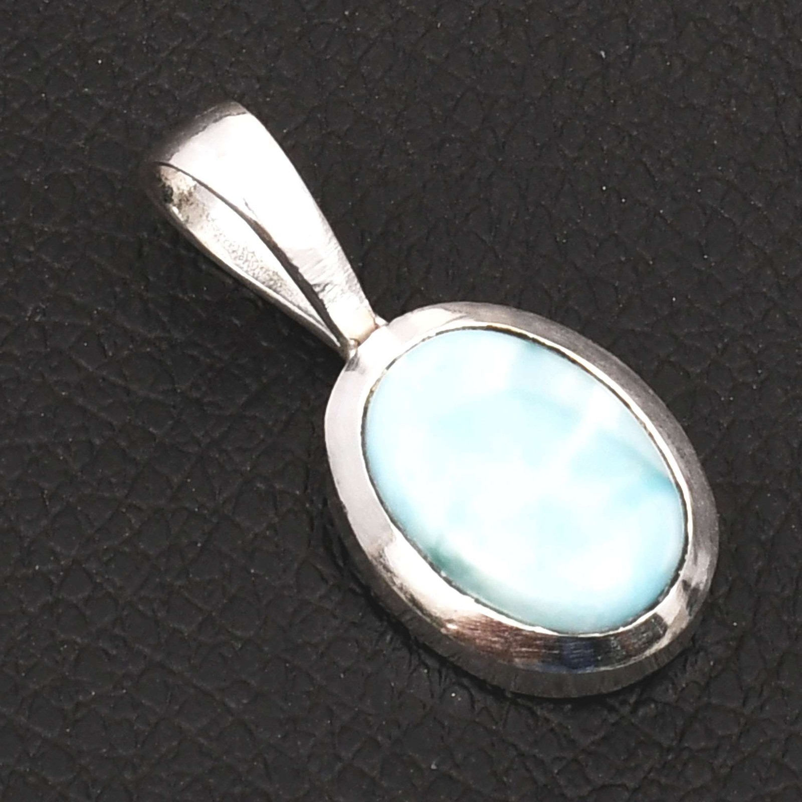 Larimar Gemstone Handmade Pendant Jewelry Gift for Wedding 1.12 Inch AP-43506