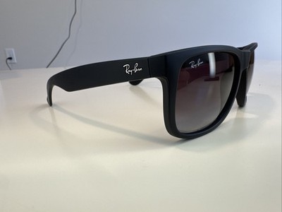 Ray-Ban Justin RB 4165 601/8G Black/Brown Gradiant Sunglasses 54mm #774