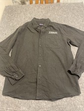 Patagonia Shirt Men?s Medium Grey Long Sleeve Pockets Button Down