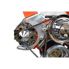 ICT Billet 551672; Low Mount Alternator Bracket LWP Rt Side Head Mount for SBC