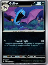 Golbat 050/086 Common Chaos Rising Pokemon Reverse Holo NM