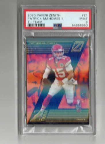 2020 Panini Zenith Patrick Mahomes "Z TEAM" #Z1 PSA 9