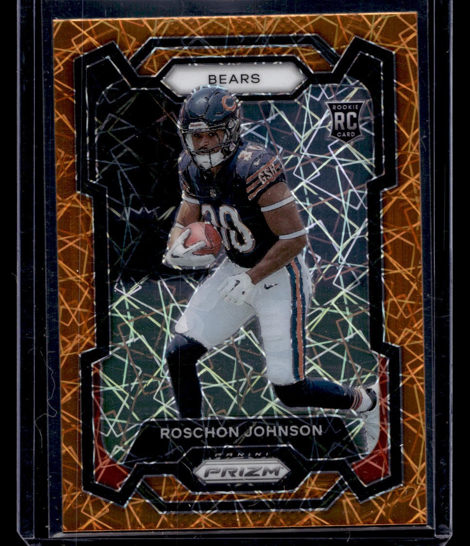 2023 Panini Prizm #314 Roschon Johnson Orange Ice