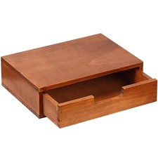 Single Drawer Desktop Storage Organizer in a Modern Wood Design 9.8  x6.9  x 2....