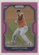 2021 Panini Prizm Pink Prizm Andre Scrubb #54 0lt3