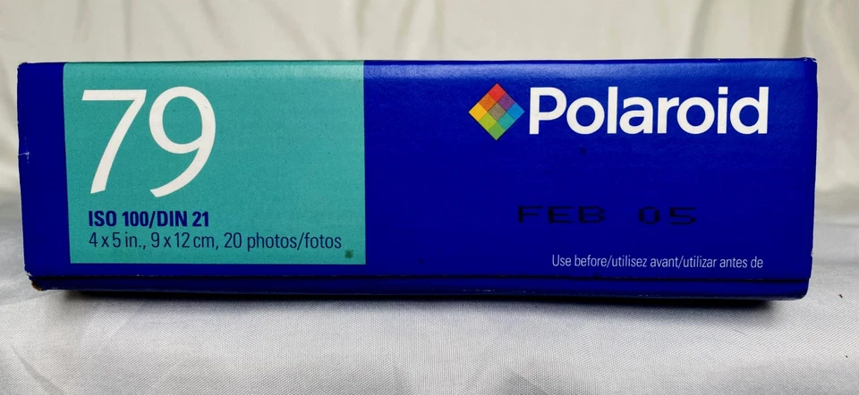 Polaroid 79 Film 20 Photos, ISO 100/DIN 21, 4x5 Inch, 2005 - Image 4 of 4