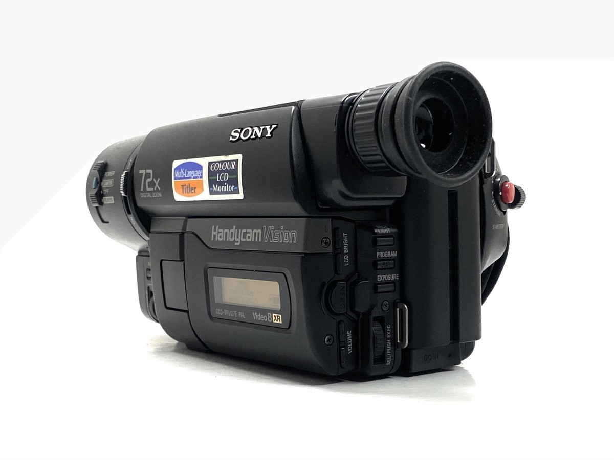 SONY CCD-TRV27E Video8 Tape Analogue Video Camera HANDYCAM