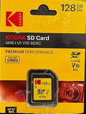 Kodak 128GB SDXC UHS-I U1 V10 OPEN BOX