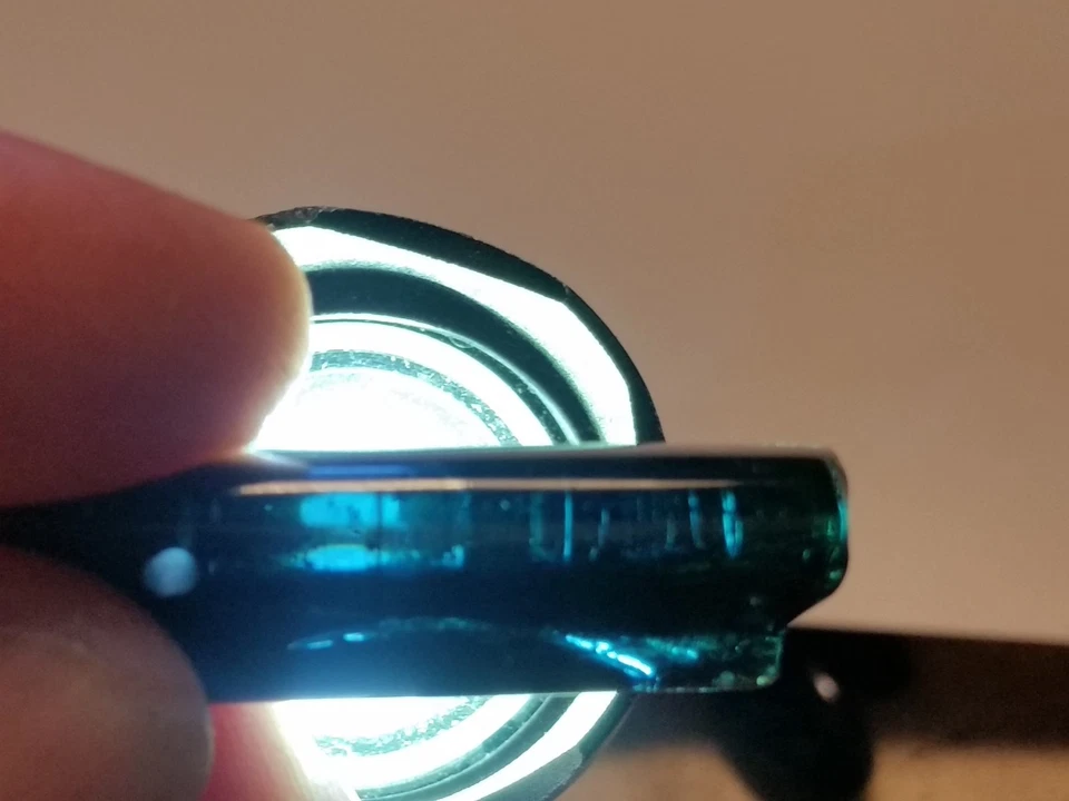 gr. Indigolith-Kristall, poliert, Anhänger - Bild 3 von 4