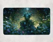 Enchantress Spirit Grove Themed Playmat | Unofficial MTG Playmat | Gift for Game