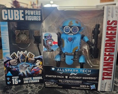 Transformers AllSpark Tech NEW.  Autobot Sqweeks Starter Pack Hasbro. D3