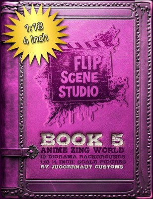 Flip Scene Studio Book 5 Anime Zing World Action Figure Diorama 4'' 4 Inch 1:18