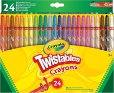 Twistables Colouring Crayons - Assorted Colours (Pack of 24), Simply Twist,,