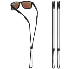 Buyisgle Eye Glasses Holder Strap - Sunglasses Straps 2 PCS, 2 Pcs/Black