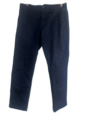 Uniqlo Men’s Slim-Fit Chino Flat-Front Navy Sz 31x34 Pants