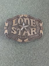 1975 Bergamont Brass Work Lone Star Belt Buckle